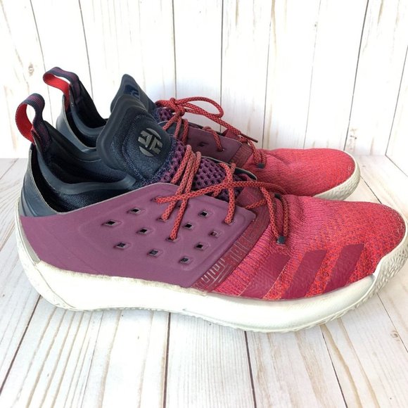 Adidas HARDEN VOL. 2 Athletic Shoes Ruby Red SZ 15